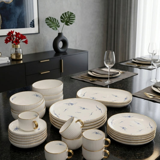 32 Piece Floral Ceramic Dinnerware Set