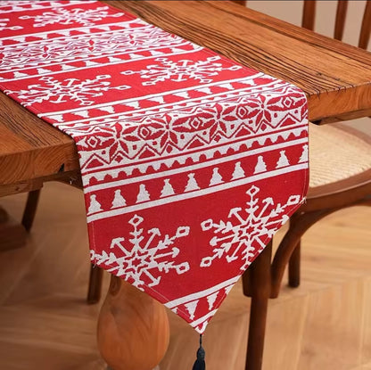 Christmas rustic table runner