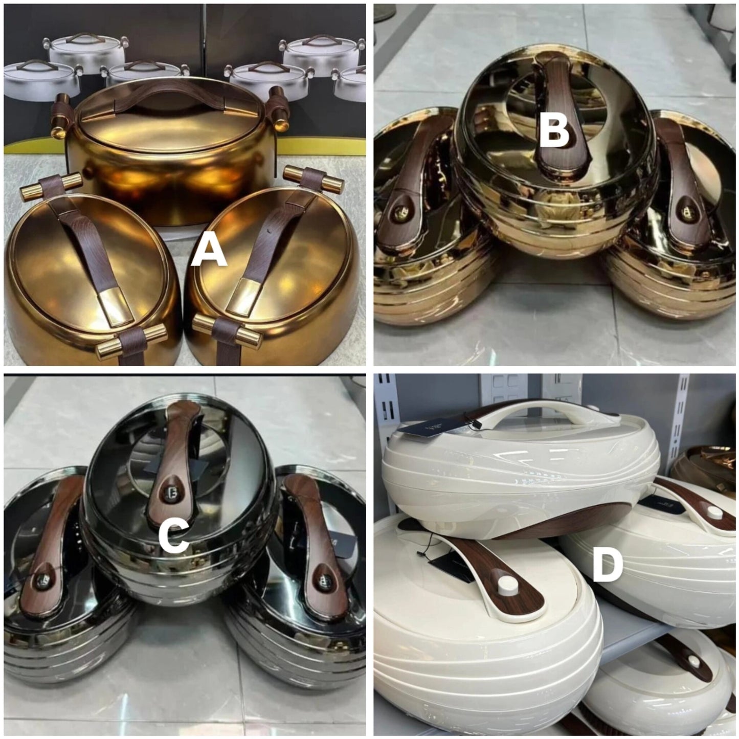 3Pcs Insulated Casserole Food Warmer Set
