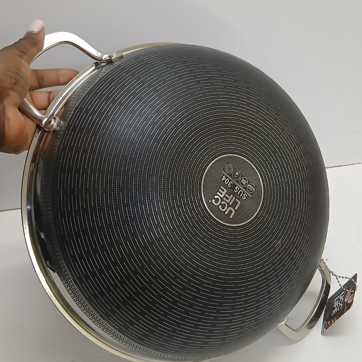 Stainless Steel Honeycomb Soup Pot