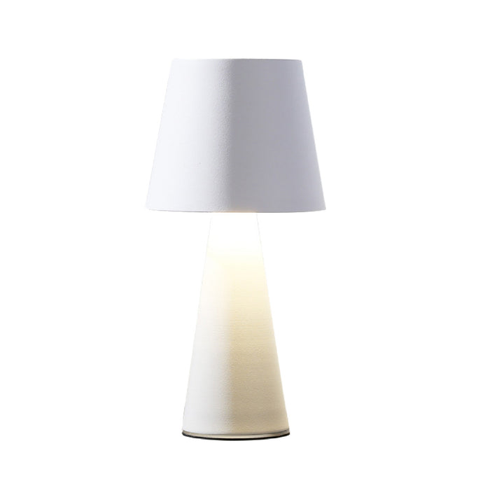 USB Rechargeable Touch Table Lamp White RGB Color LP 0124-WH-TC