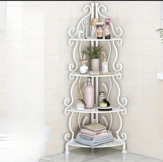 4 Tier iron bathroom rack
