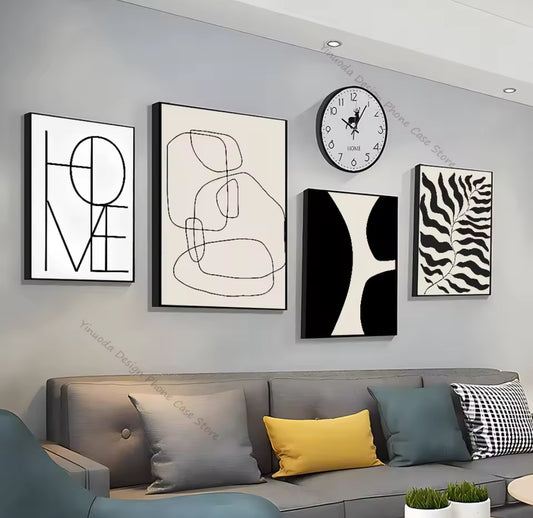 Framed canvas wall art