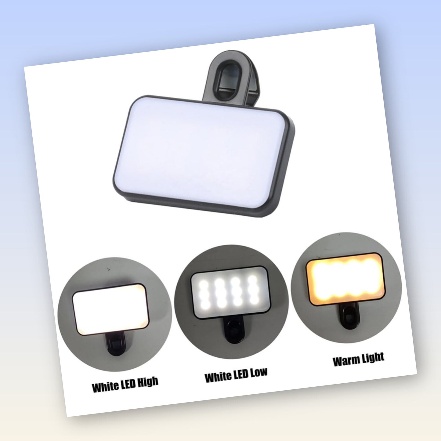 Portable mini selfie fill light
