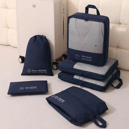 6Pc travel luggage organizer