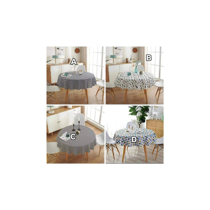 Cotton round table cloth