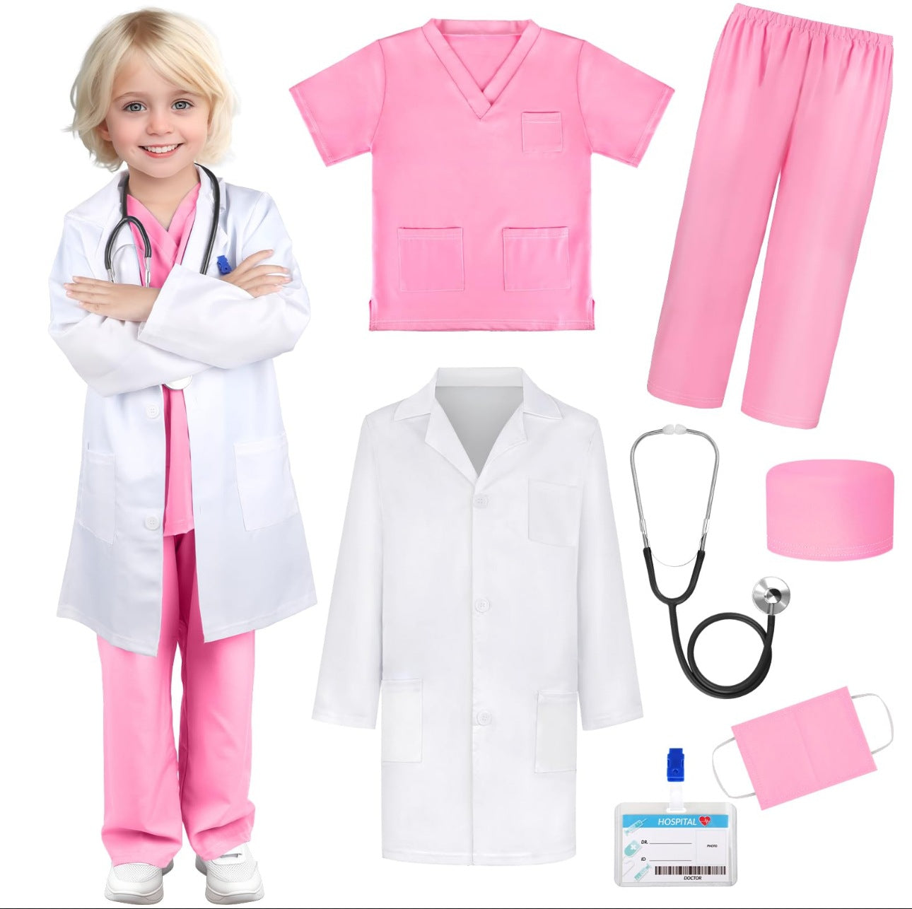 Professional children doctors costume