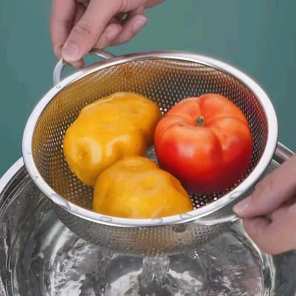 Stainless steel drain basket