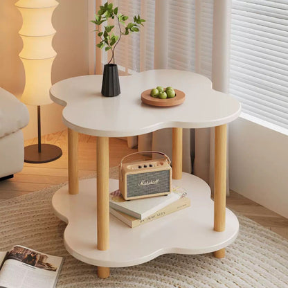 Wooden Flower Shape Vintage Side Table Gha