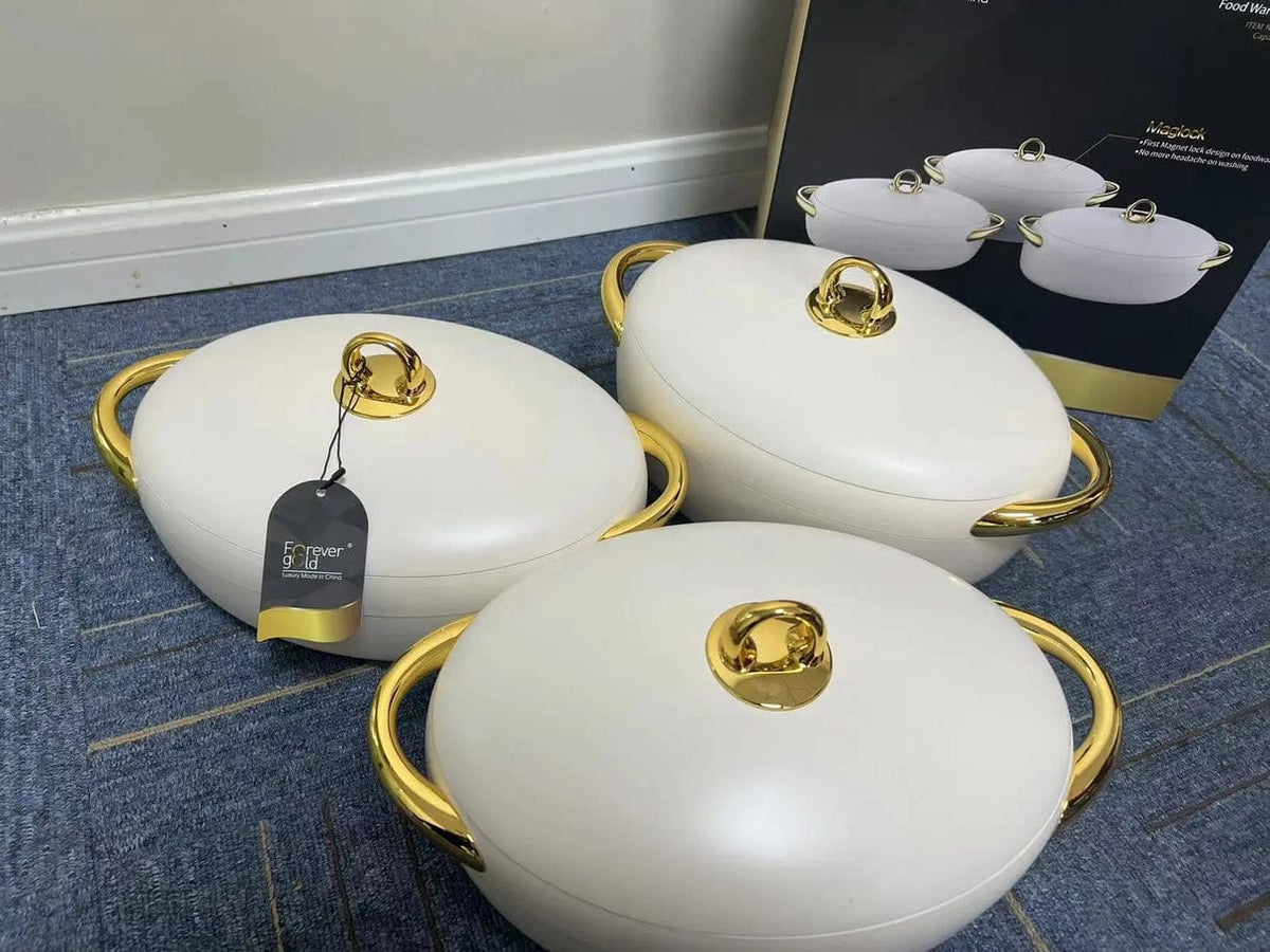 3Pc Insulated Hotpot Set