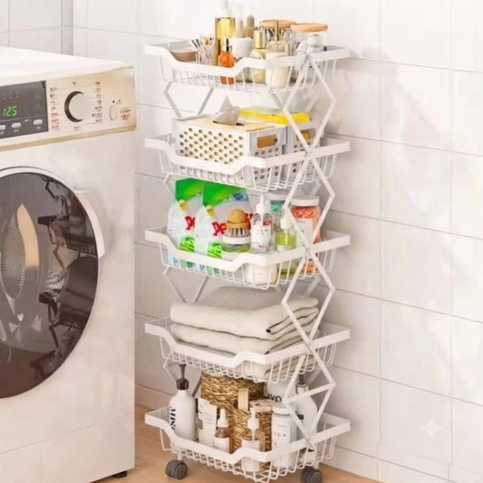 5 Layer Foldable Fruit/Vegetable Rack