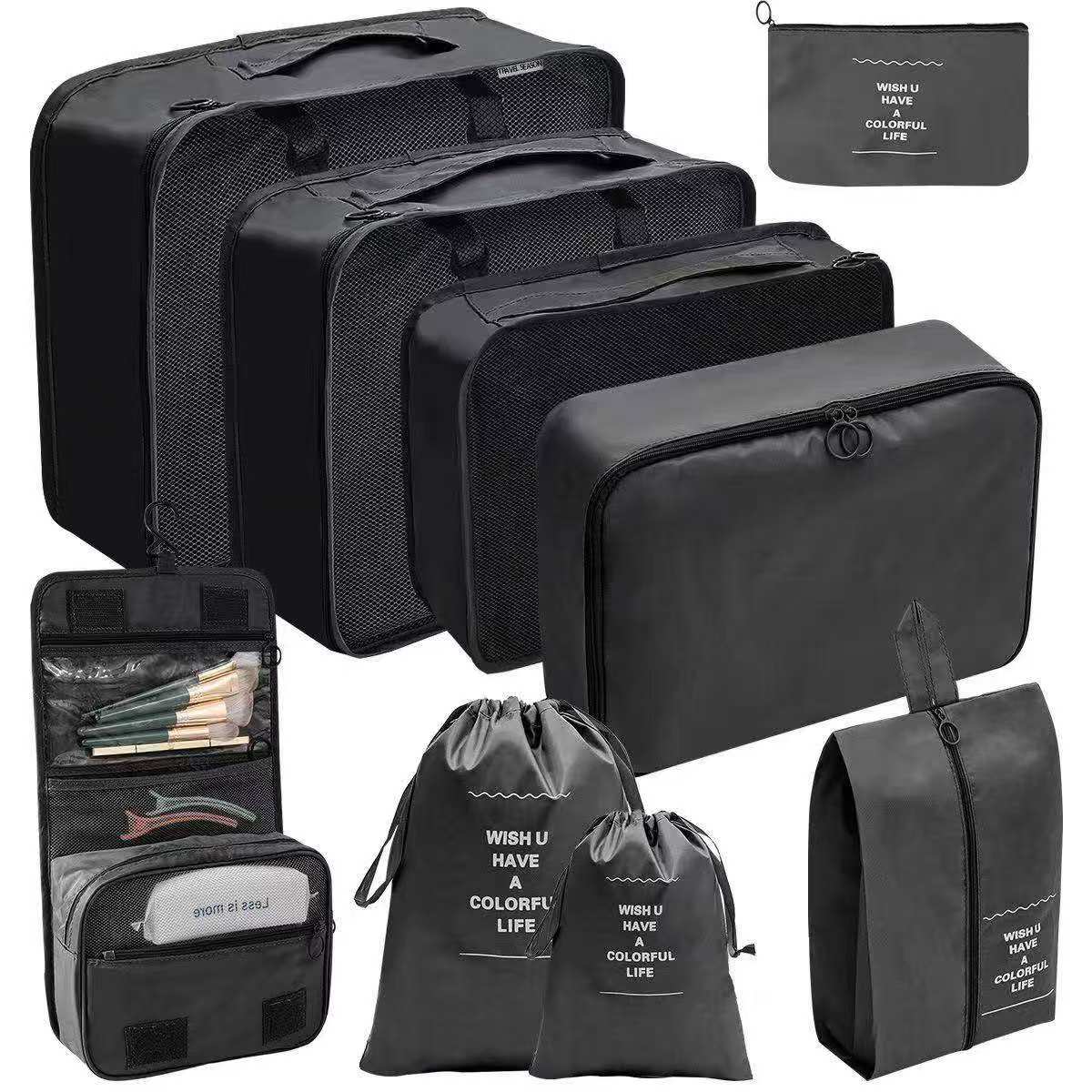 9pcs luggage travel organizer