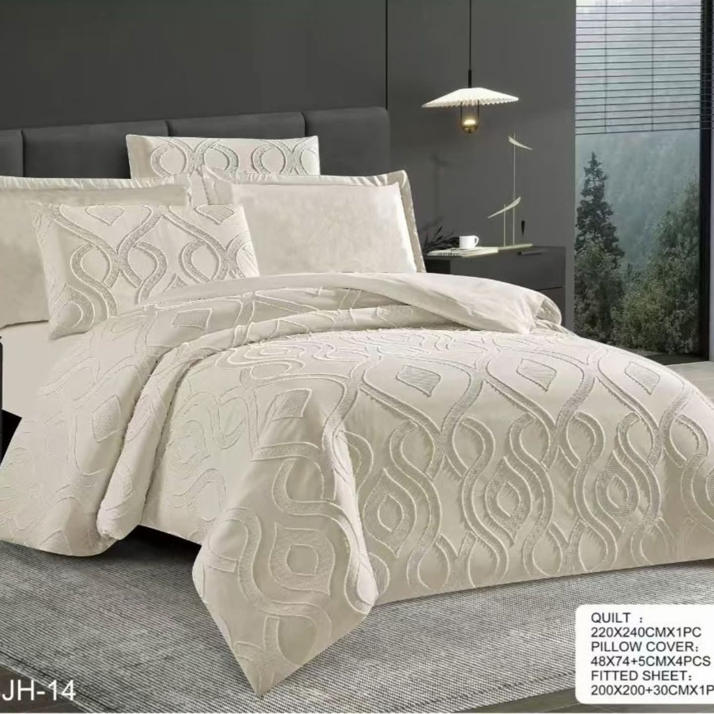 6x6 Printed Duvet Cover Set