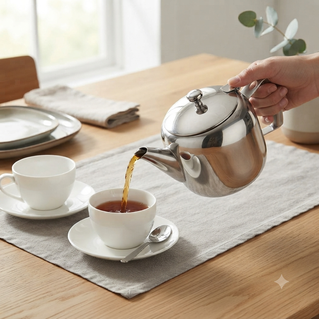 Assorted Stainless Steel Tea Pot