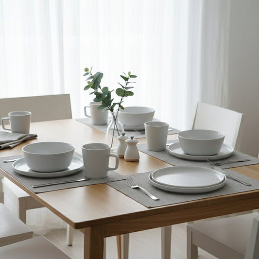 24 Pcs Matte Dinner Set
