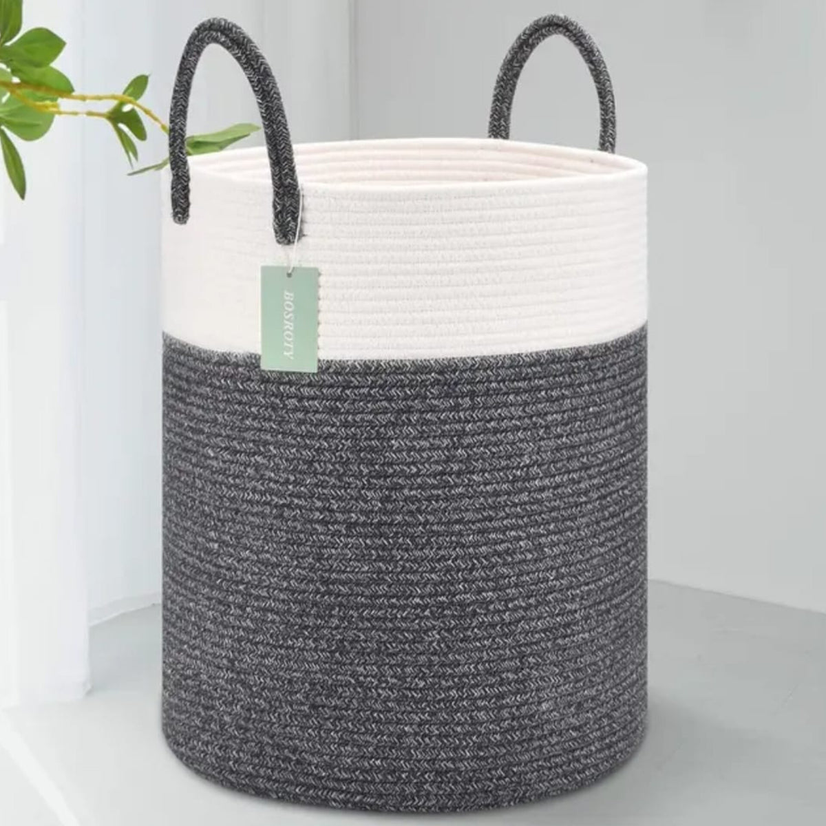 Cotton Rope Laundry Basket