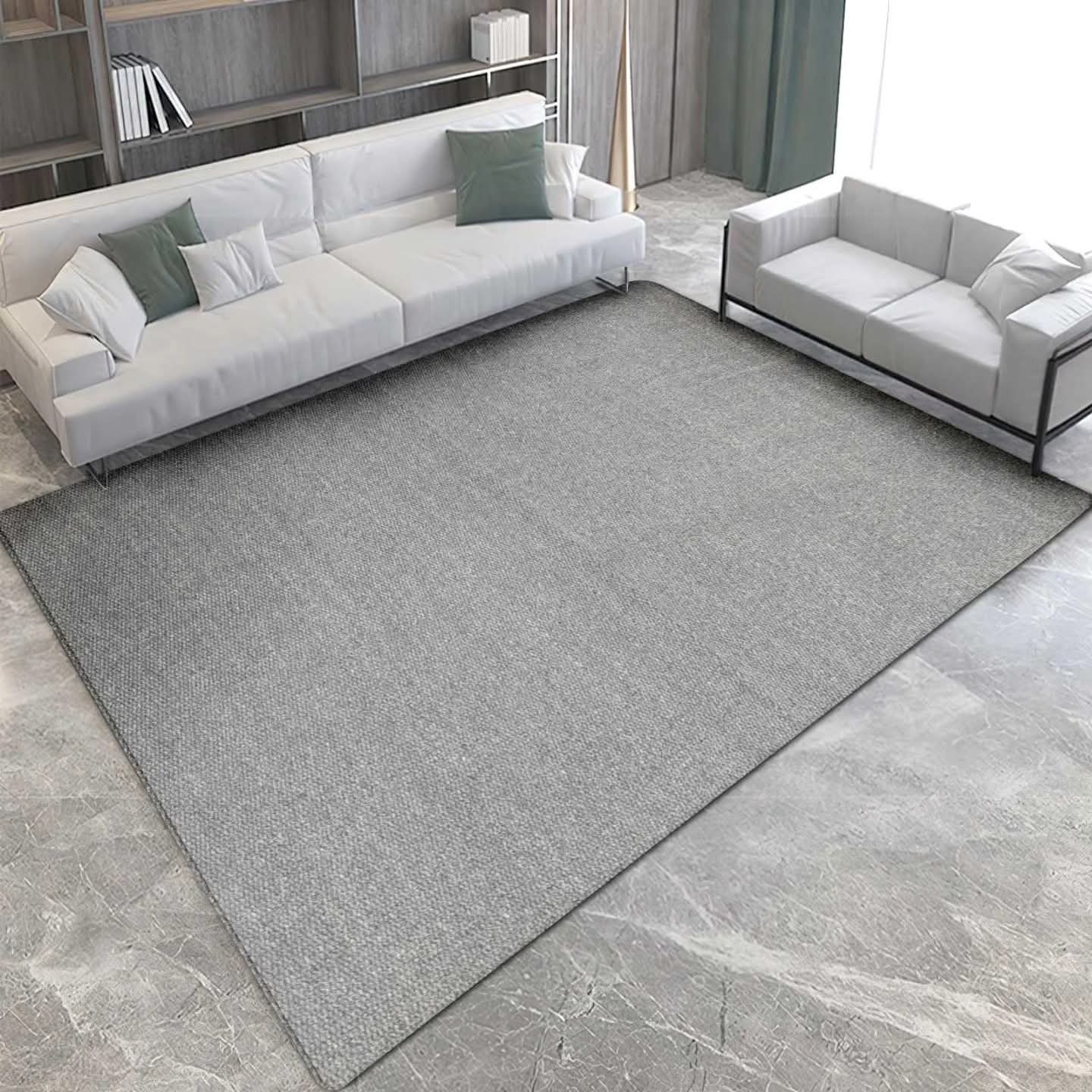5* 8 carpets with rubber underside
