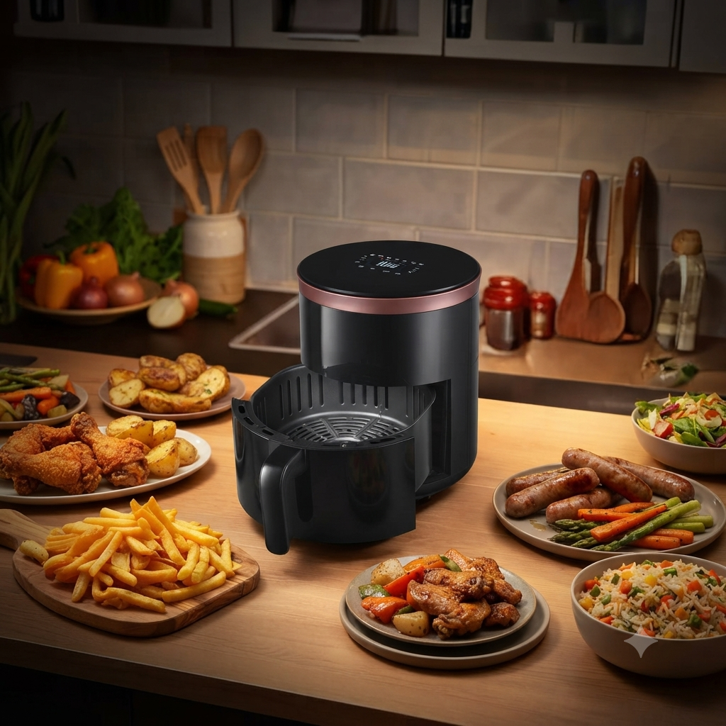 Sanford Digital Air Fryer 4L With LED Display and Non Stick Basket - SF2455AF