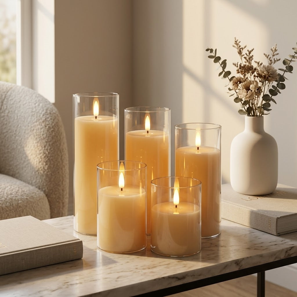 5pcs Set LED Flameless Candles