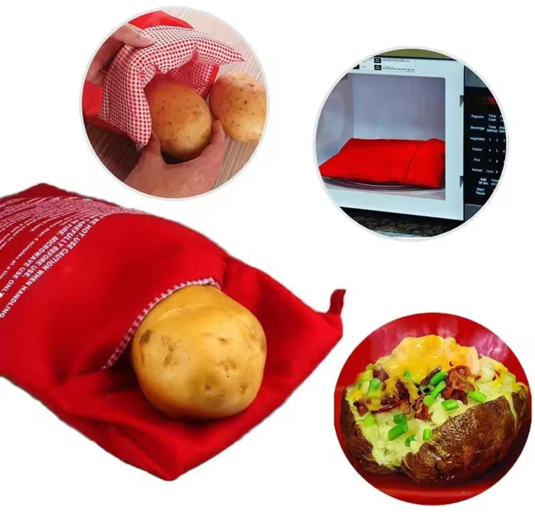 Microwave food cooking bag