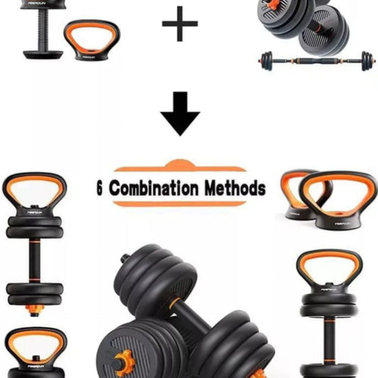 50kg 6-in-1 Adjustable Kettle Bell Weights