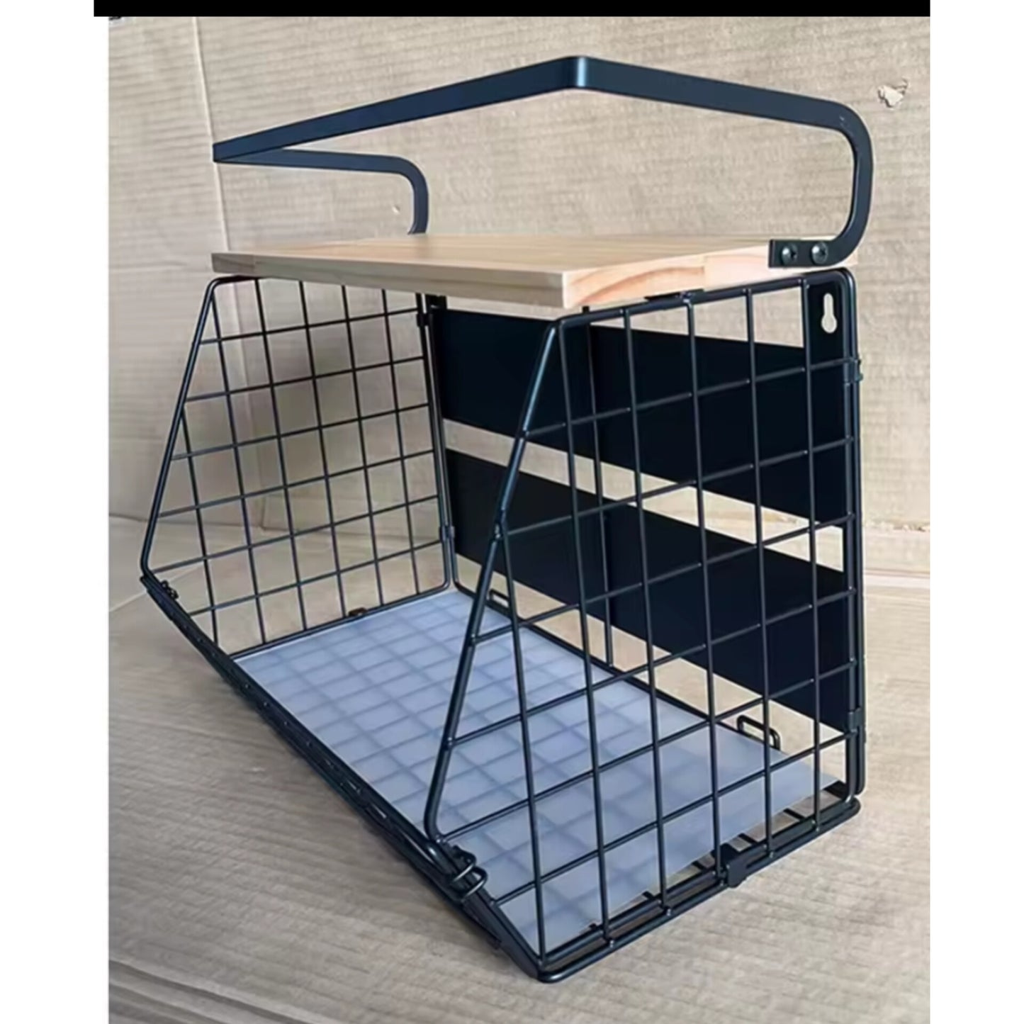 Mountable Stainless steel wire storage basket