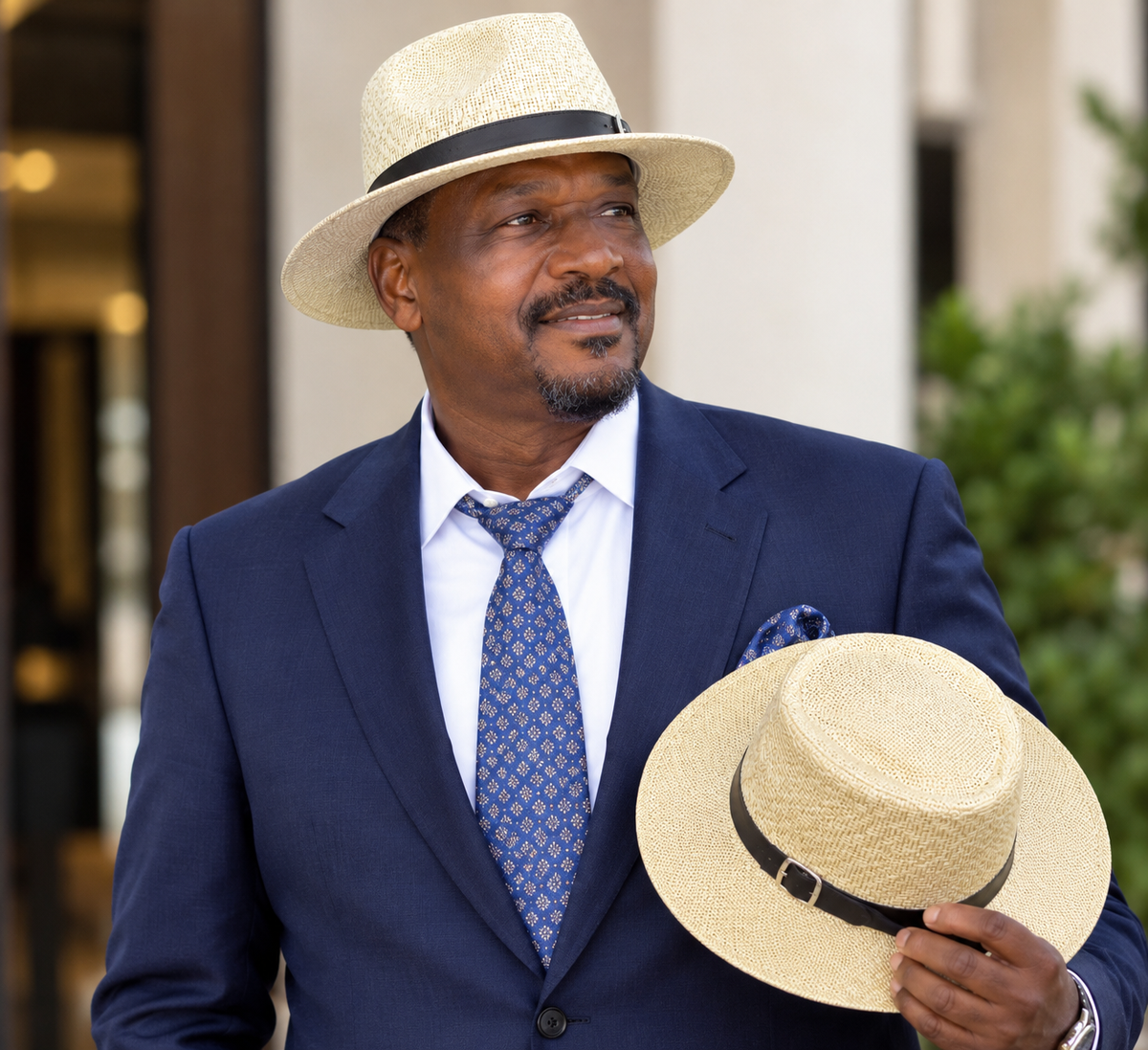 Mens summer hat fedora