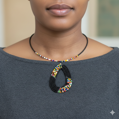 Beaded Maasai Necklace