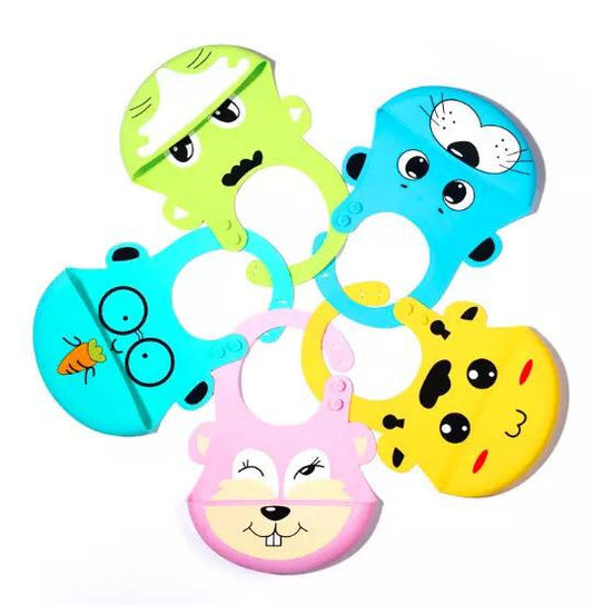 3 Silicone baby bibs
