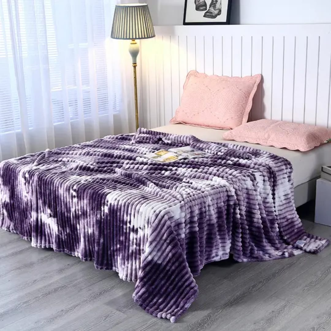 Velvet fleece blanket