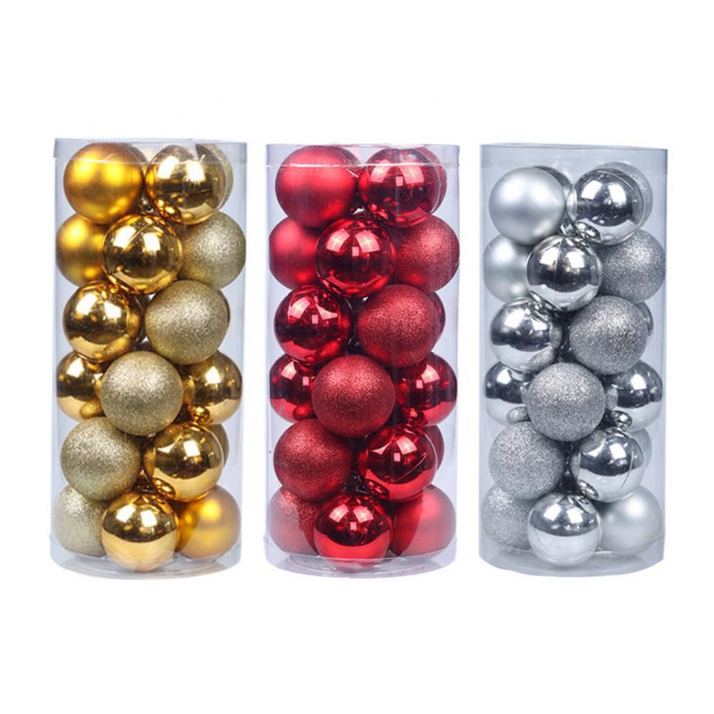 24Pc Christmas Balls