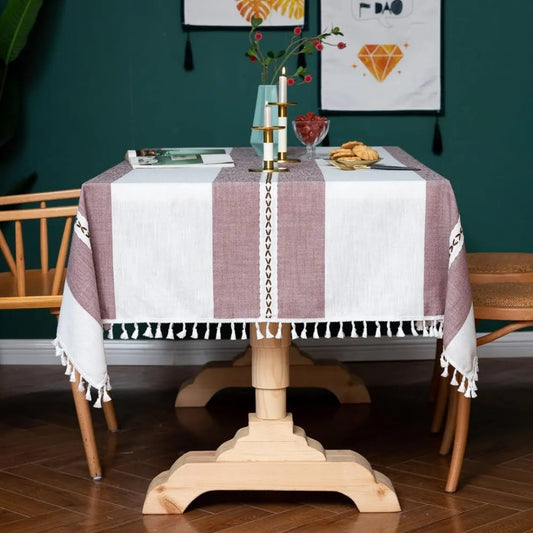 Linen table cloth