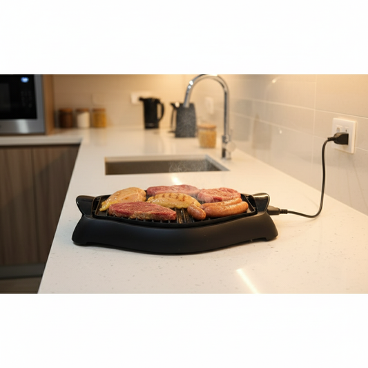 Electric Nonstick BBq Grill Griddle