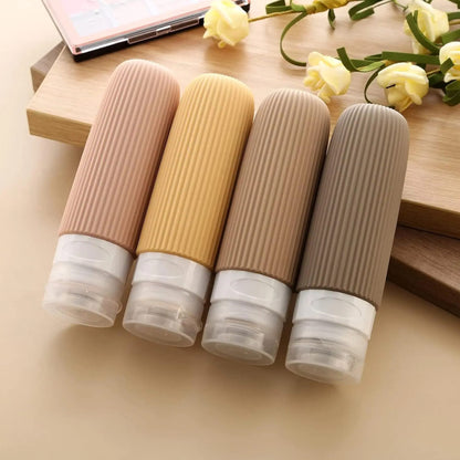 4Pcs 90Ml Colorful Travel Lotion Bottles
