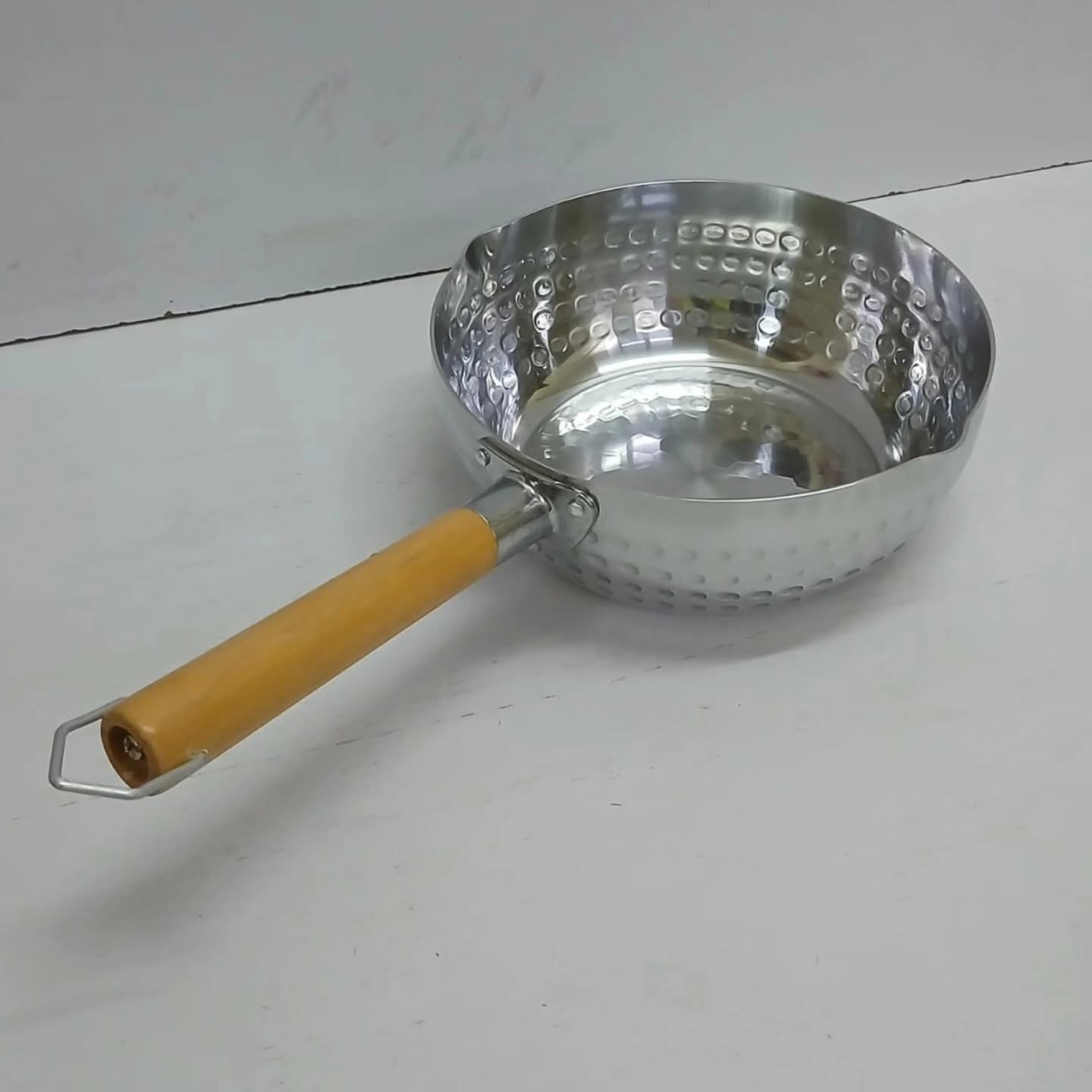 Steel Saucepan with Wooden Handle