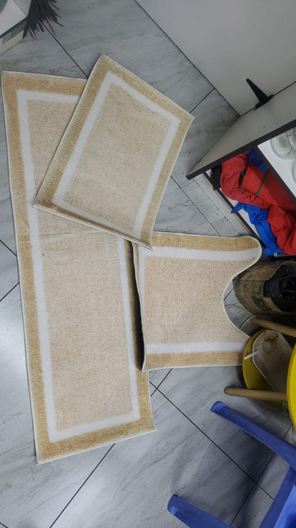 3 in1 absorbent Cloakroom /Bathroom Mat