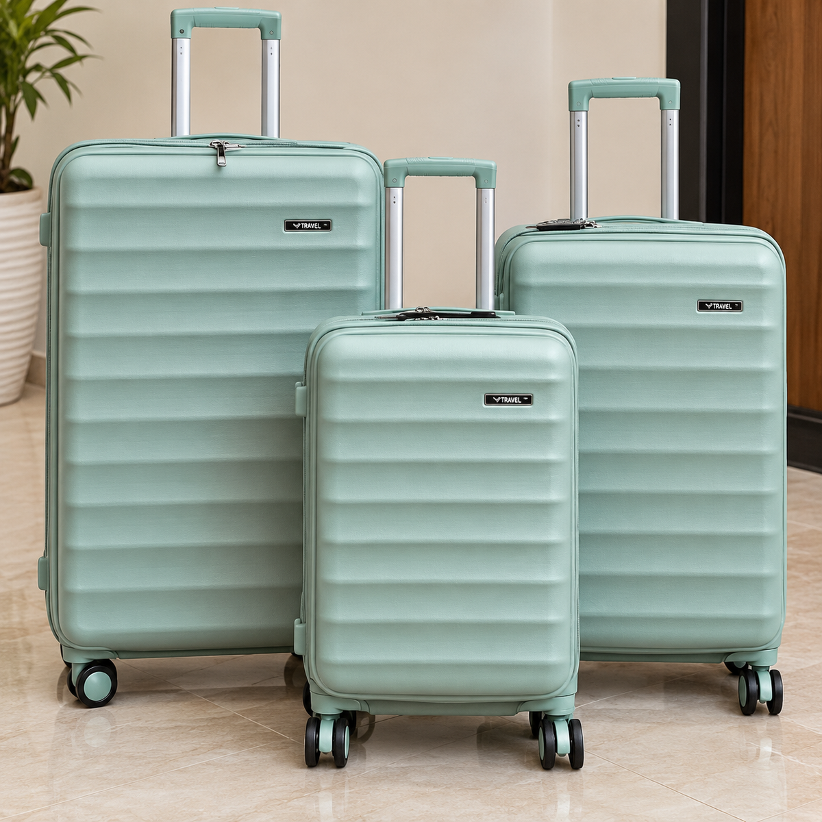 3Pcs Travel Anytime Suitcases Set 28, 24 ,20 Inches