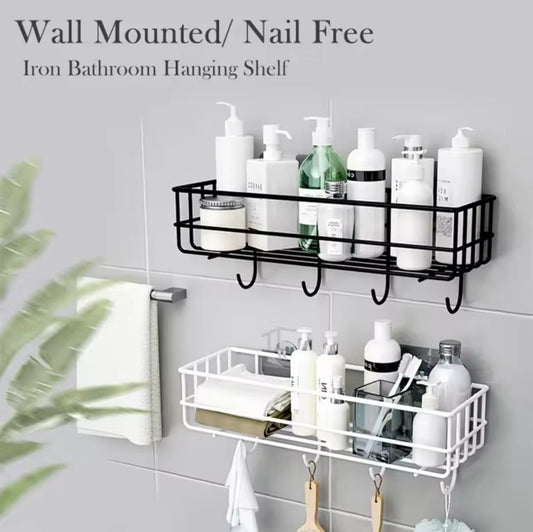 Bathroom shelf storage