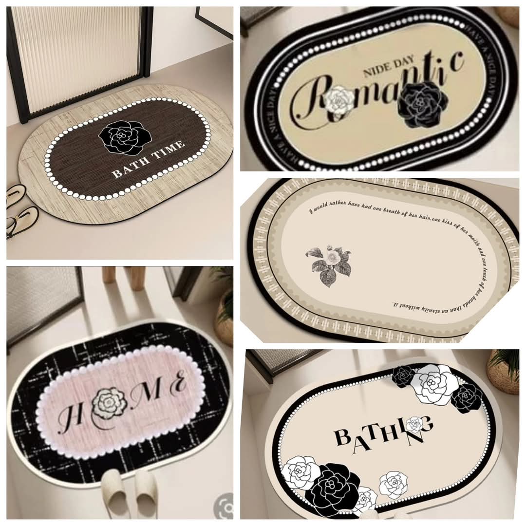 Antislip bathroom mat