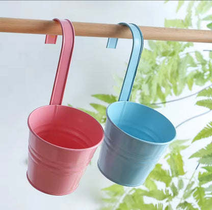 Over the balcony planters pots