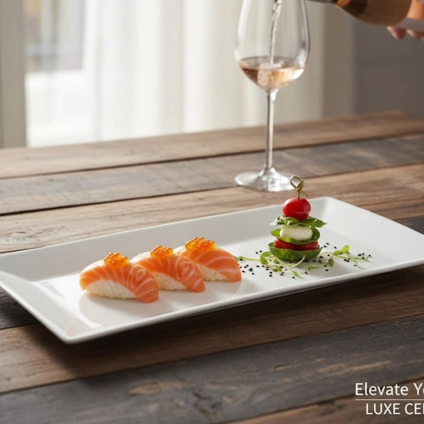 Ceramic White Platter