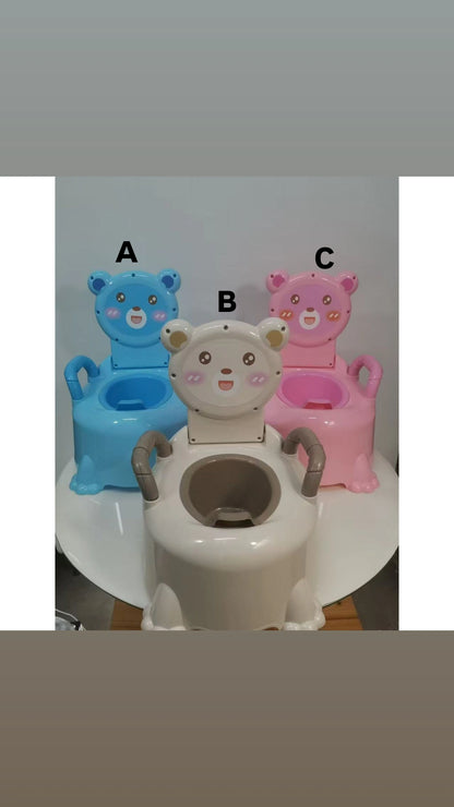 Portable baby training potty