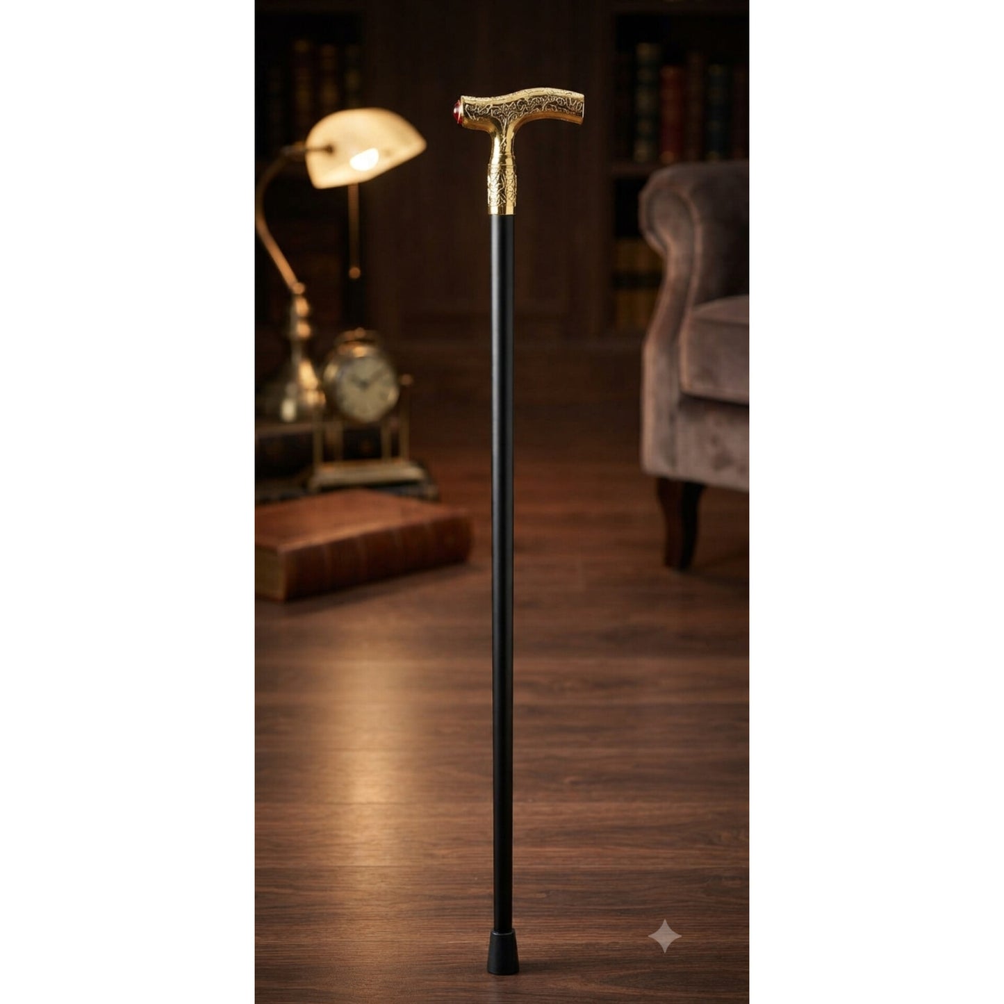 Fashion Walking Cane Gold Handle Gha