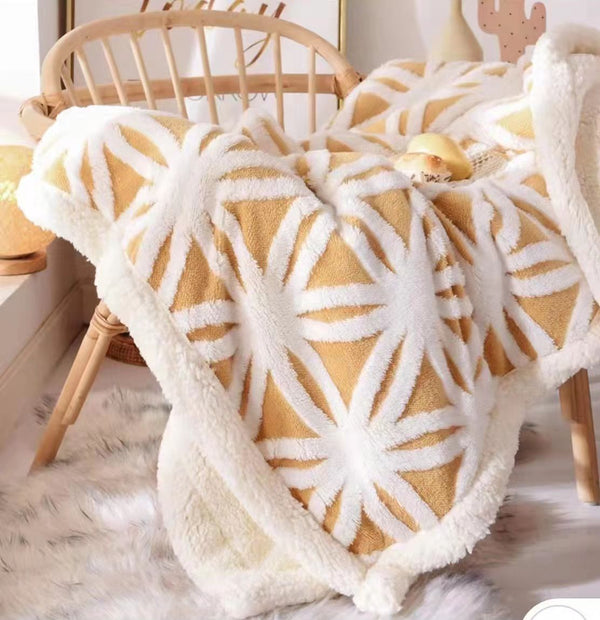 Micro Plush Sherpa Throw Blanket