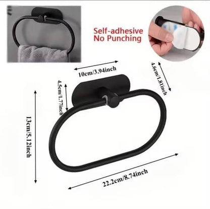 Ring towel holder