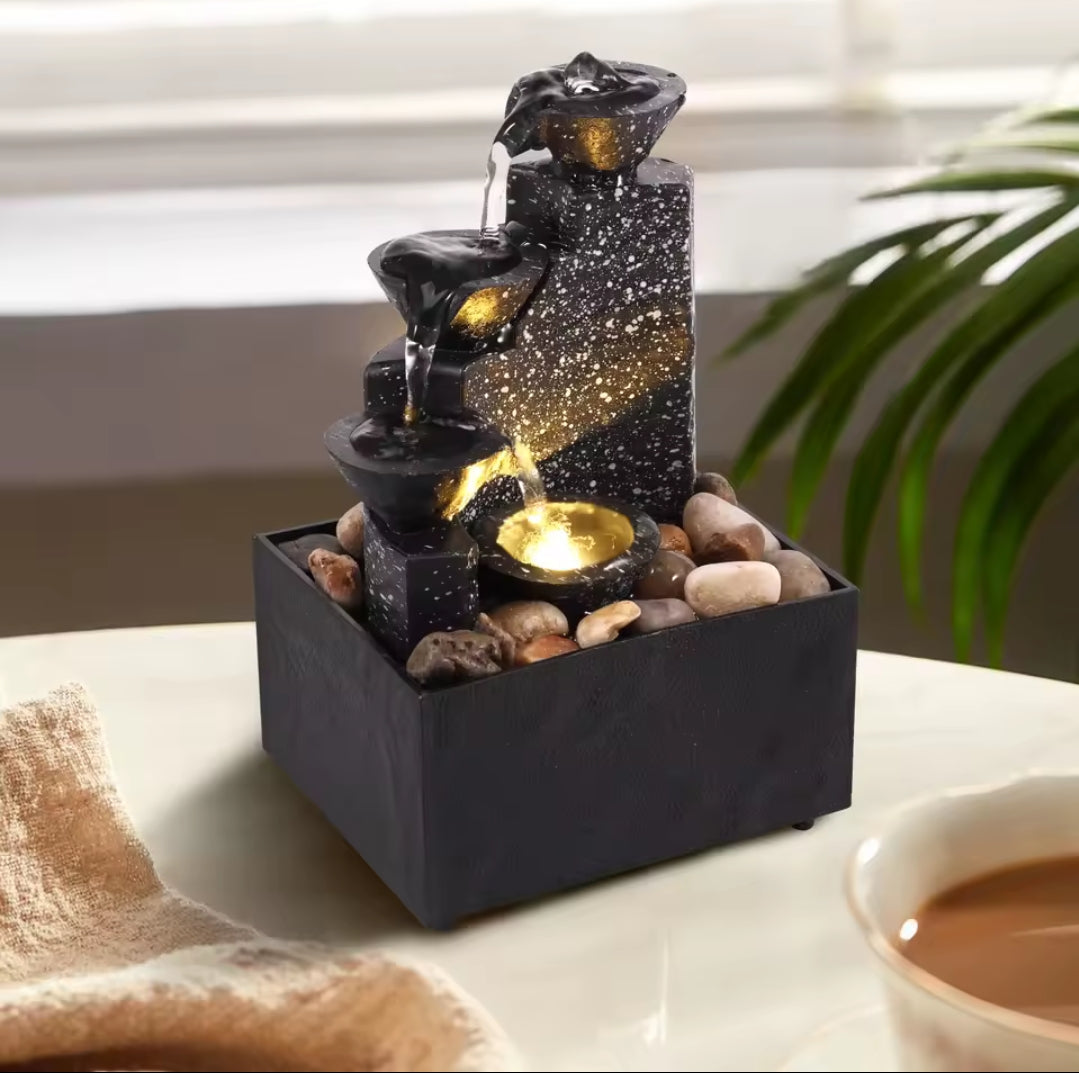 Table top water fountain