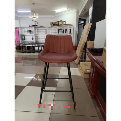 Brown bar stool