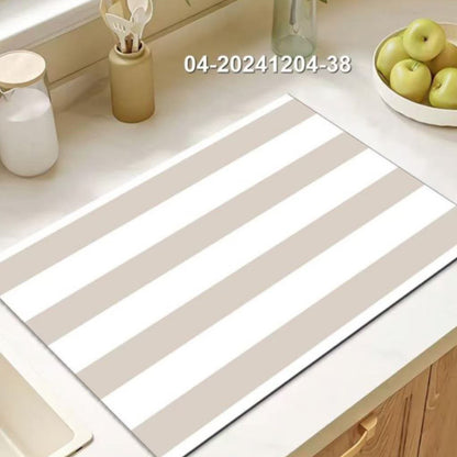 Super Absorbent Nonslip Drain Dish Drying mat