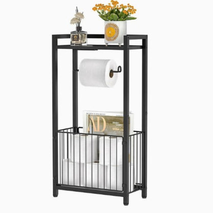 Bathroom Storage Rack and Toilet Paper Holder