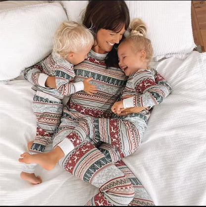 Family adult kids Christmas pajama